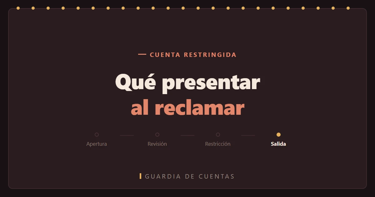 Qué presentar cuando reclamás: cuatro carpetas y una página