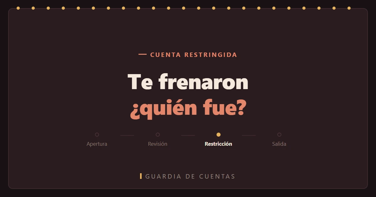 Cuenta de Binance bloqueada o restringida: quién la frenó