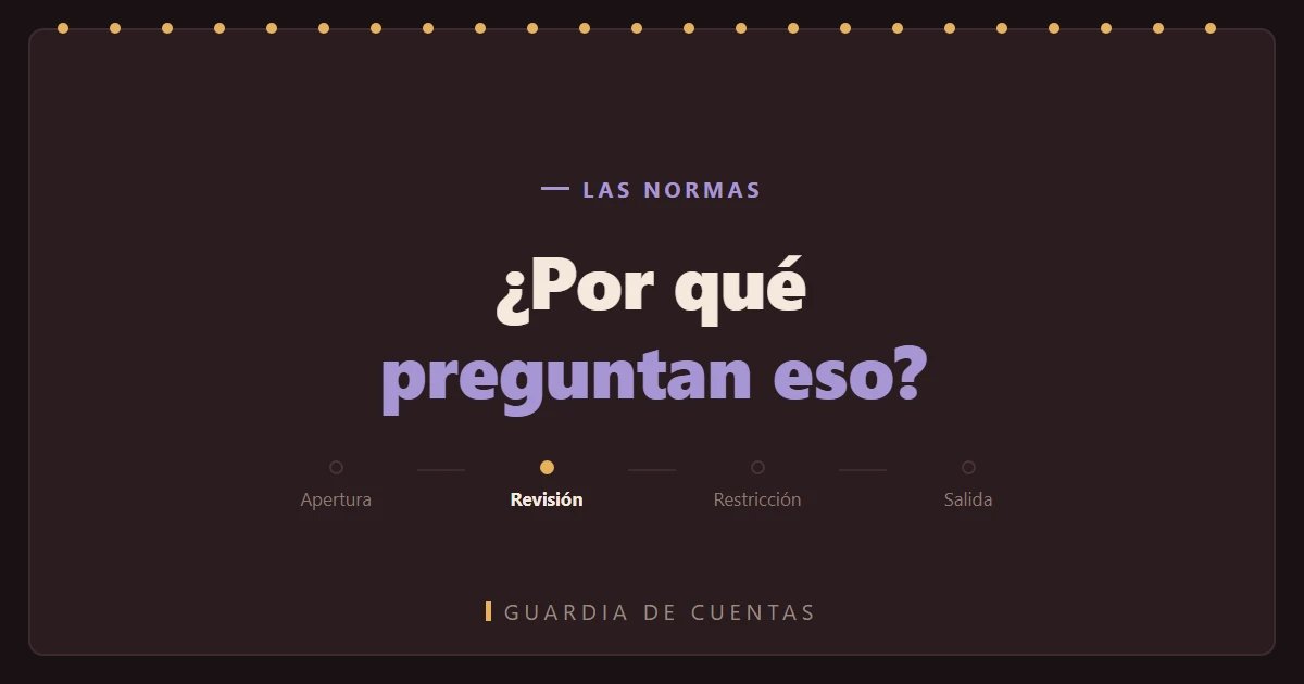 Por qué te preguntan de dónde salió la plata