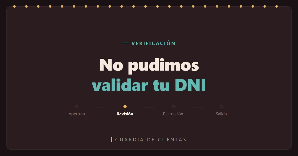 «Verificación fallida» en Binance: los seis motivos reales